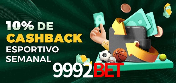 10% de bônus de cashback na 9992bet